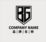 BG字母logo