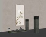 室内假山小景模型