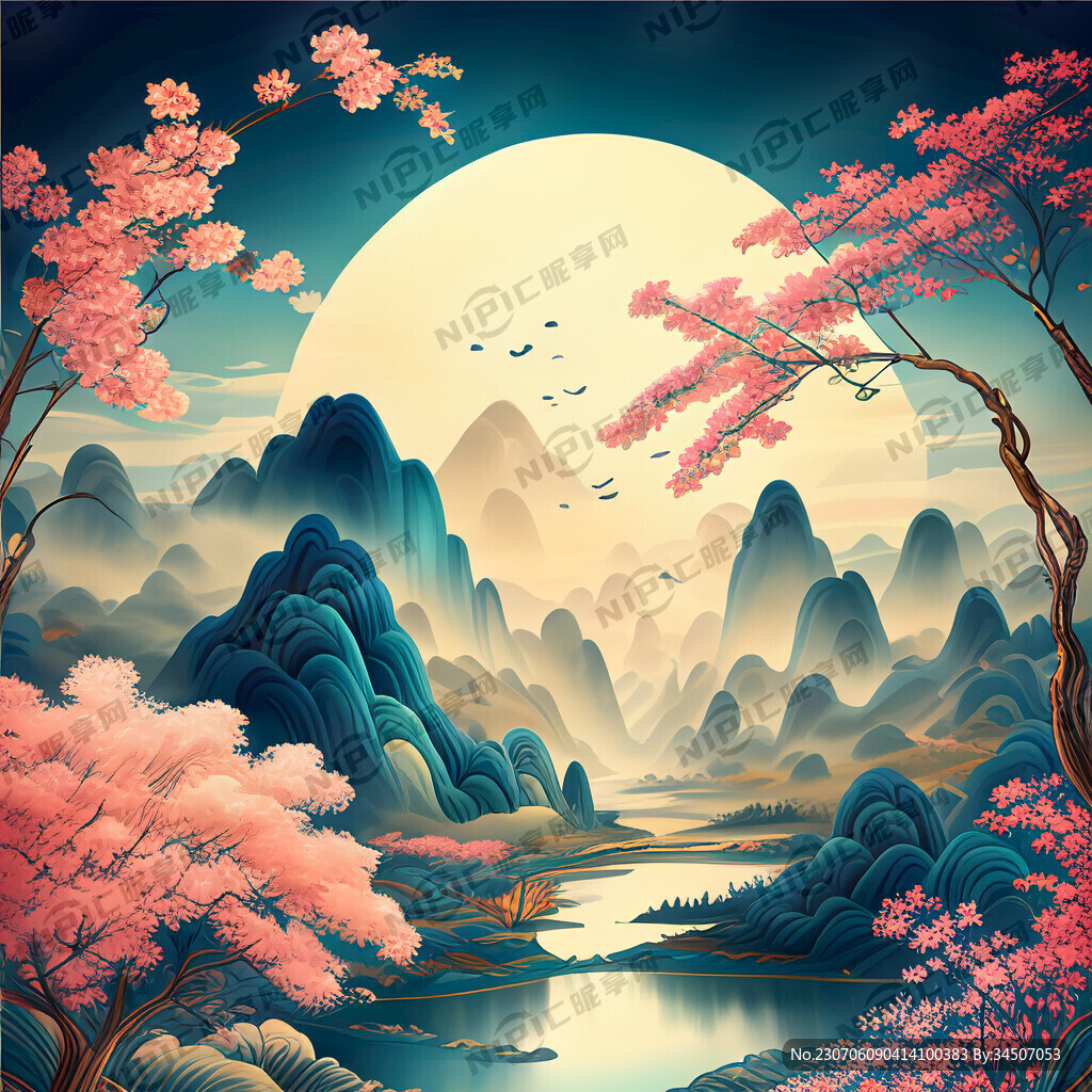 游戏梦幻唯美新中式风景 超高清