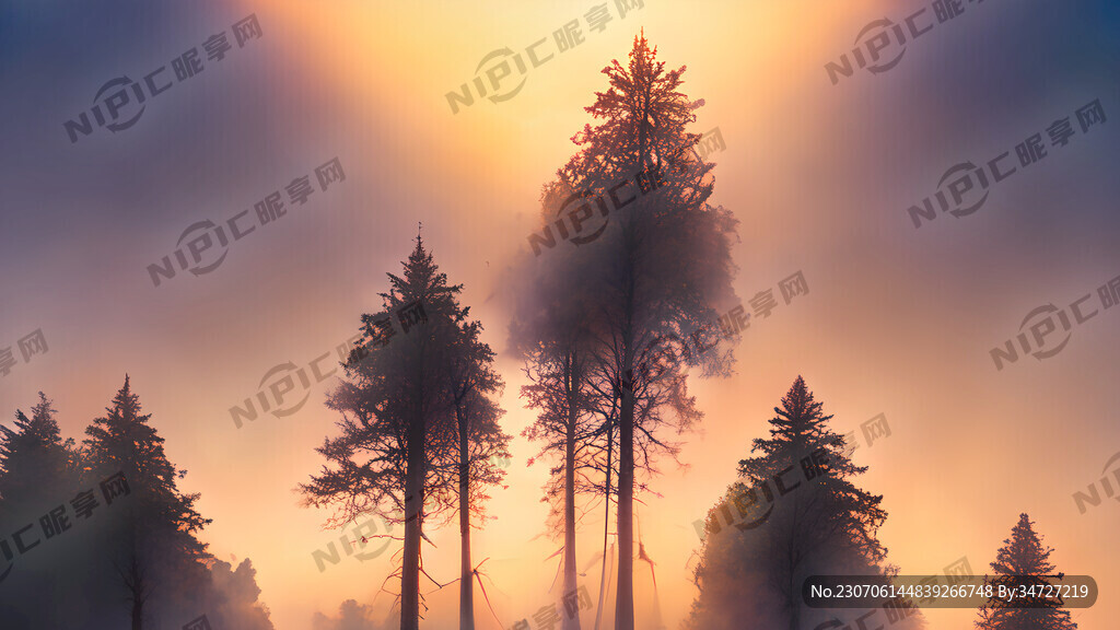 夕阳天空 第一人称视角 平视