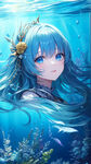 海底世界二次元美女