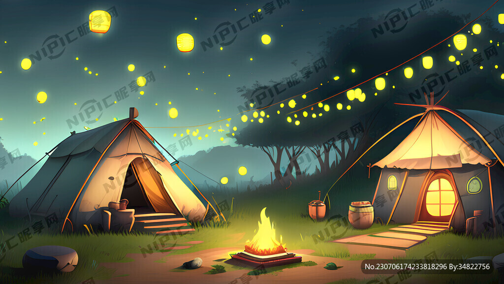 萤火虫美食营地