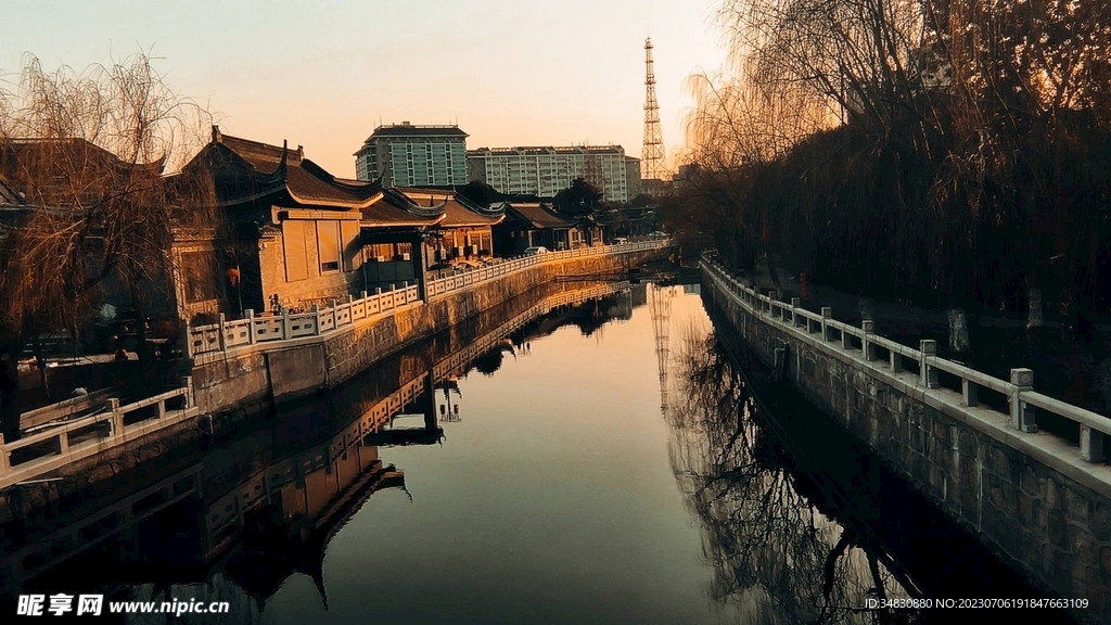 水绘园秋景