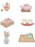 手绘茶具