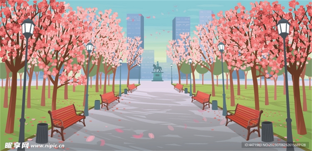 公园背景 