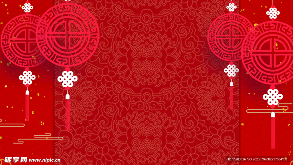 红色喜庆节日背景
