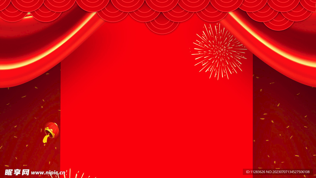 红色喜庆背景