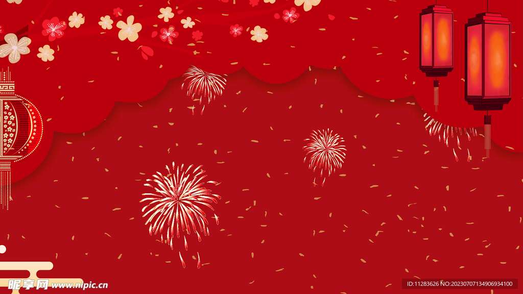 红色喜庆背景