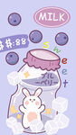 卡通蓝莓兔