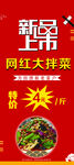 新品上市大拌菜海报