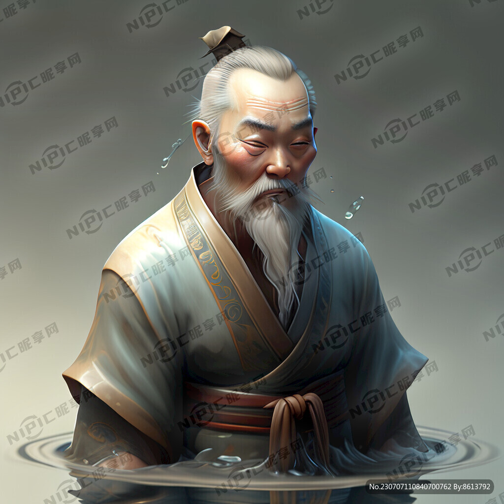 流口水的人物