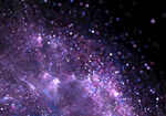 梦幻紫色粒子背景
