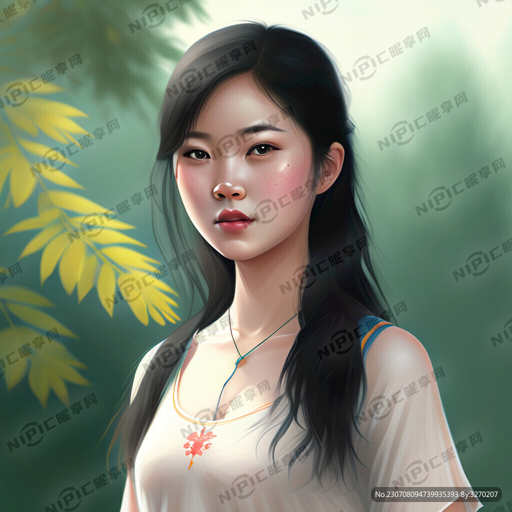 夏天清纯少女
