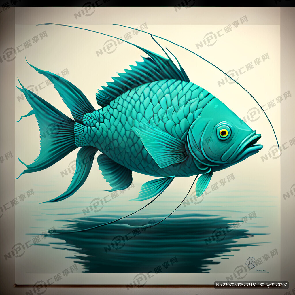 粉墨丹青 垂钓 青鱼