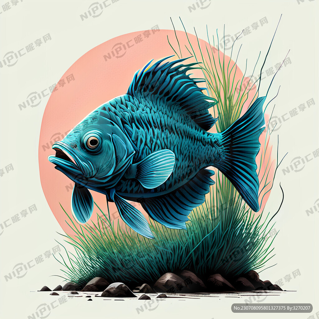 粉墨丹青 垂钓 草鱼