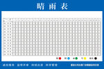 工地晴雨表时间表