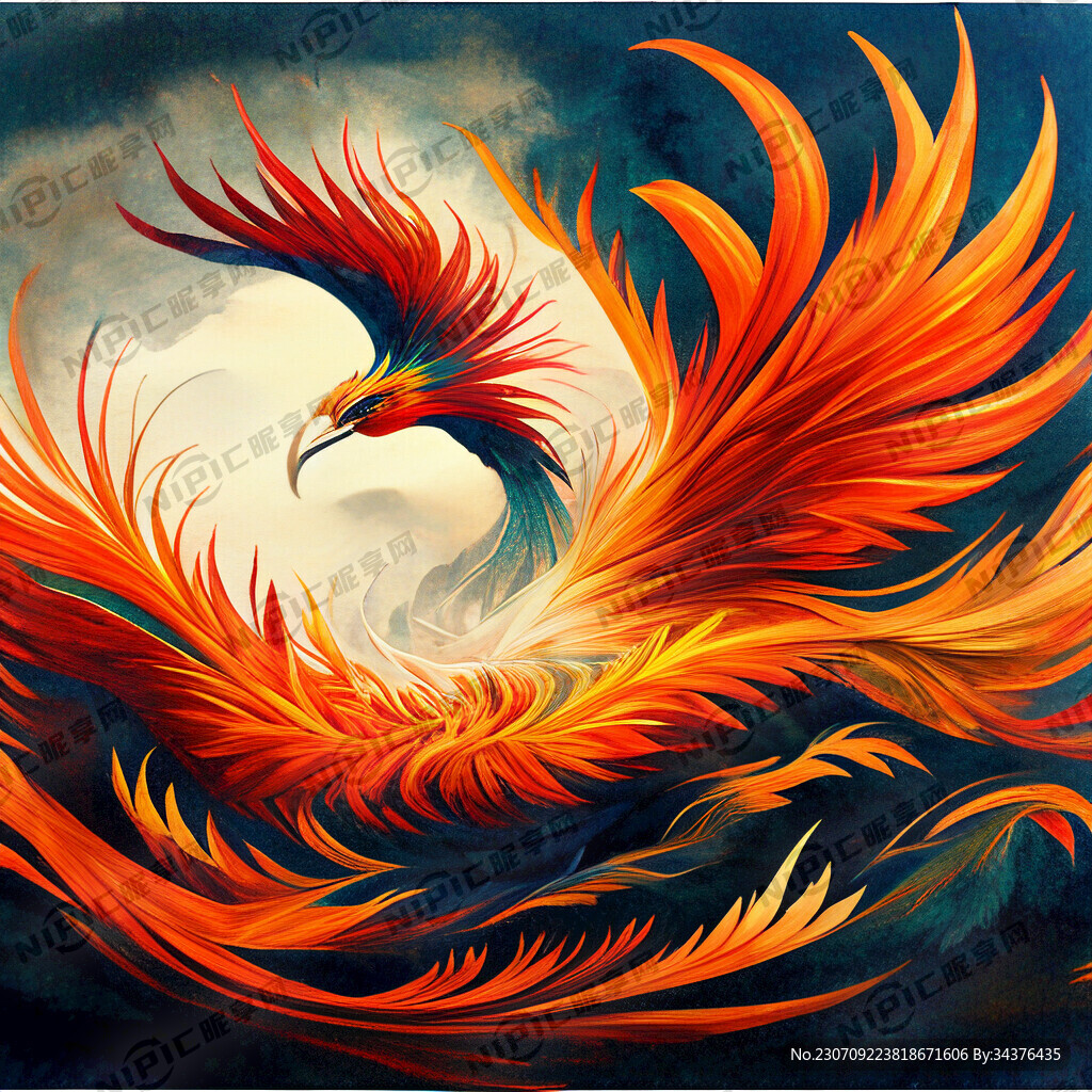 凤凰  画风明亮   层次感强
