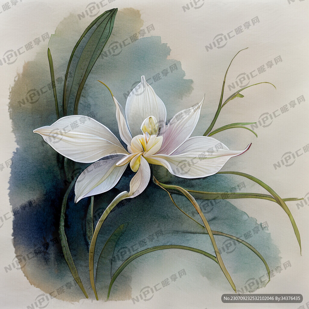 兰花  画风明亮   层次感强