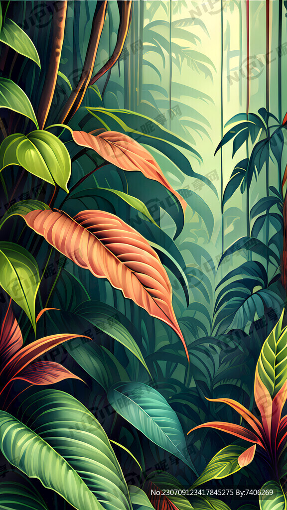 热带雨林 新清 墙纸