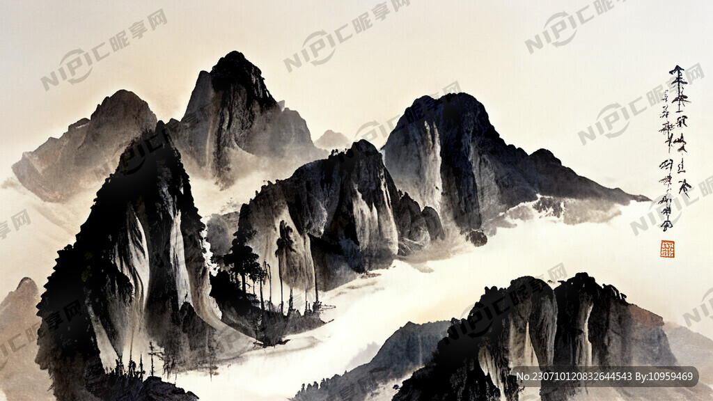 山水画