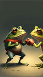 青蛙打架