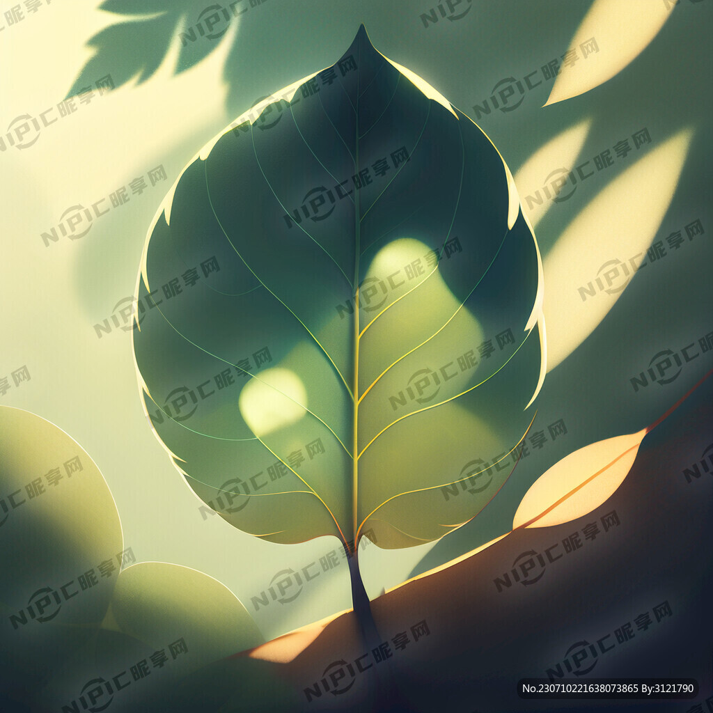 树叶梦幻光影