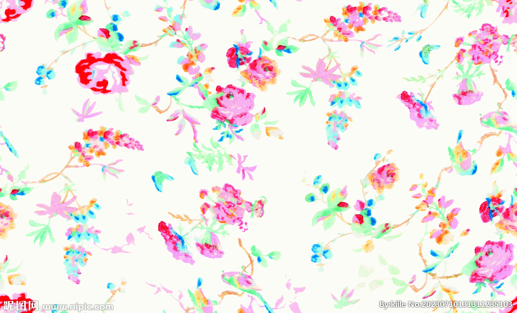 手绘花