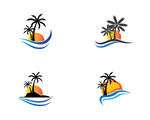 沙滩度假logo