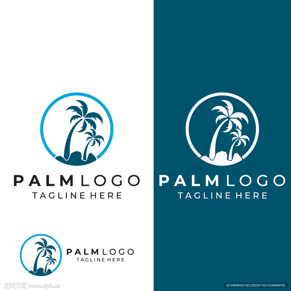 椰子树logo