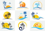 沙滩度假logo