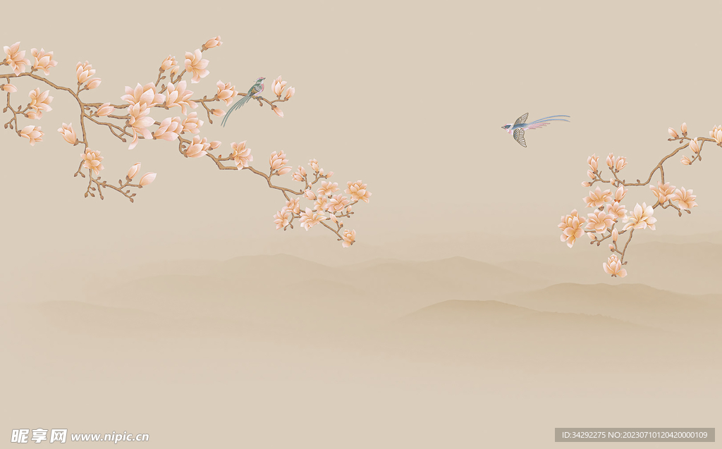 国画山水画