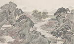 国画山水画