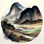 茶叶，普洱茶，画风明亮，层次感强