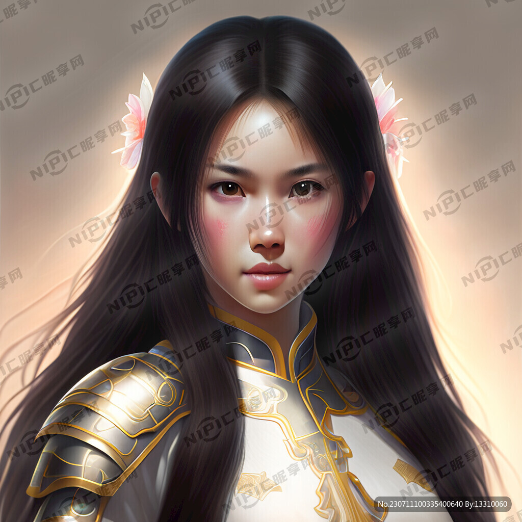圣斗士少女长发美女