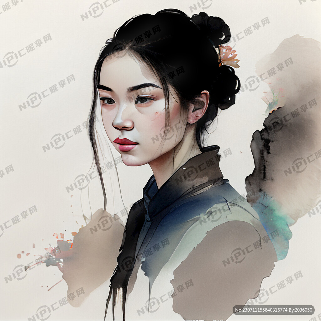 漂亮的中国风青年