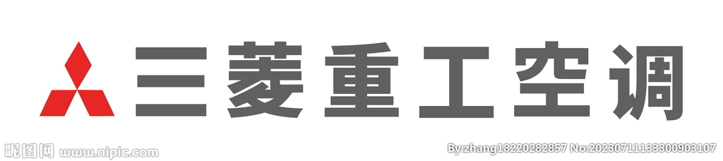 三菱重工空调 logo门头图