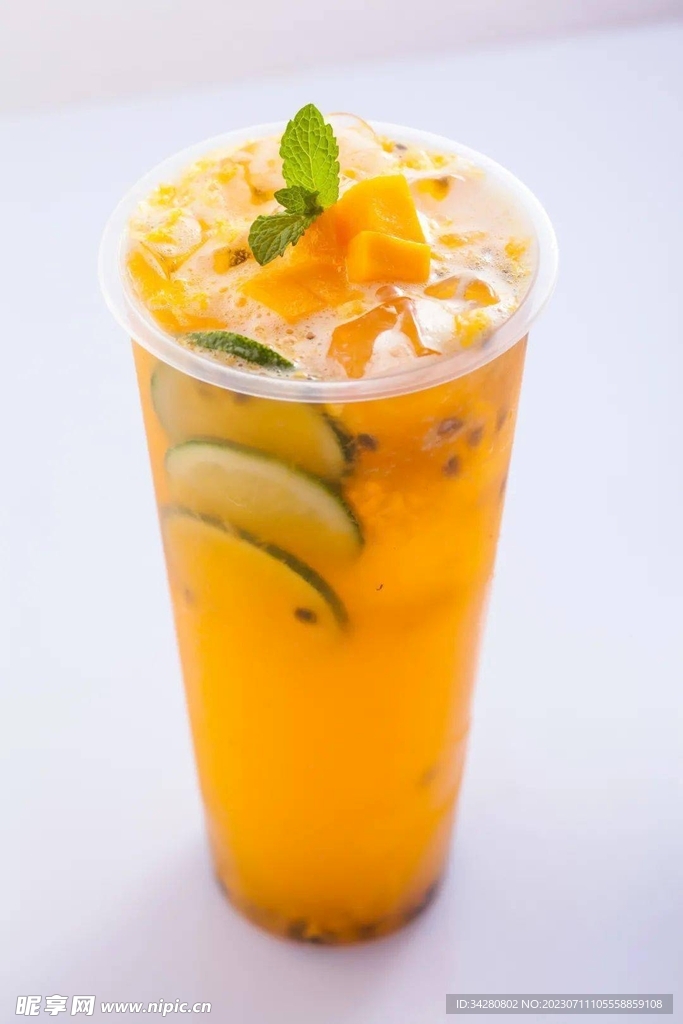 百香果柠檬茶