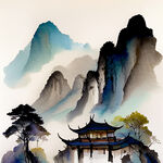 少数民簇，傣簇，色彩明快，层次分明