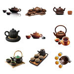 免抠茶具