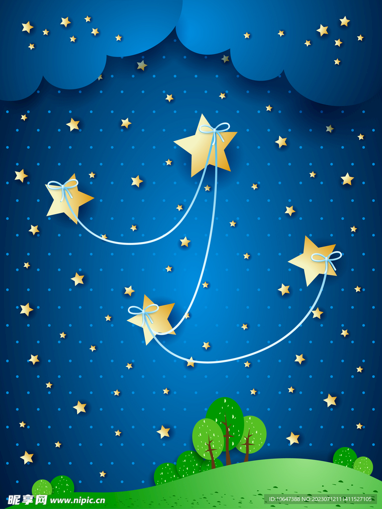 夜空星星