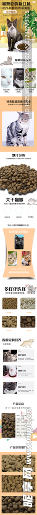猫粮产品详情页模板