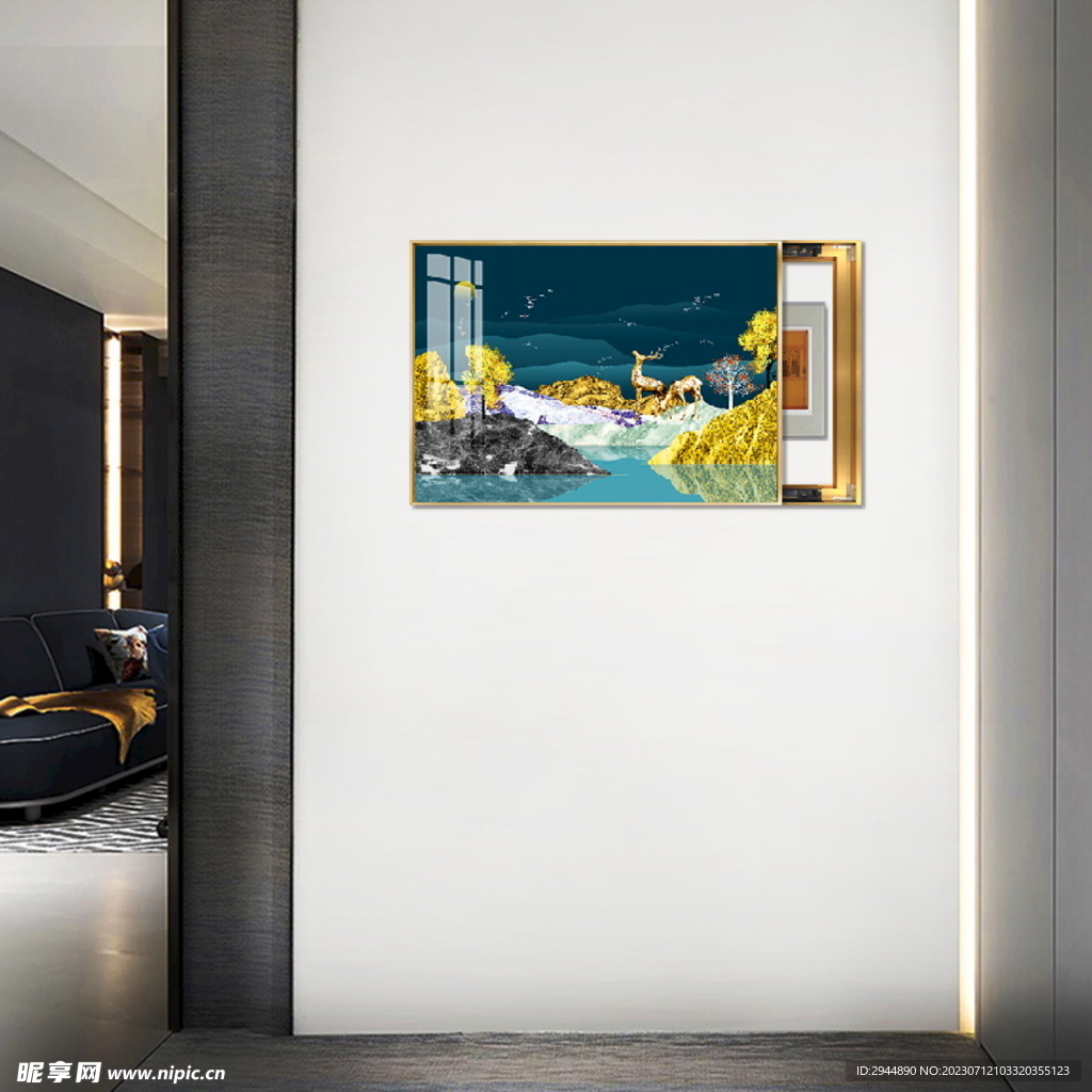  客厅壁画