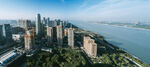 城市江景全景图
