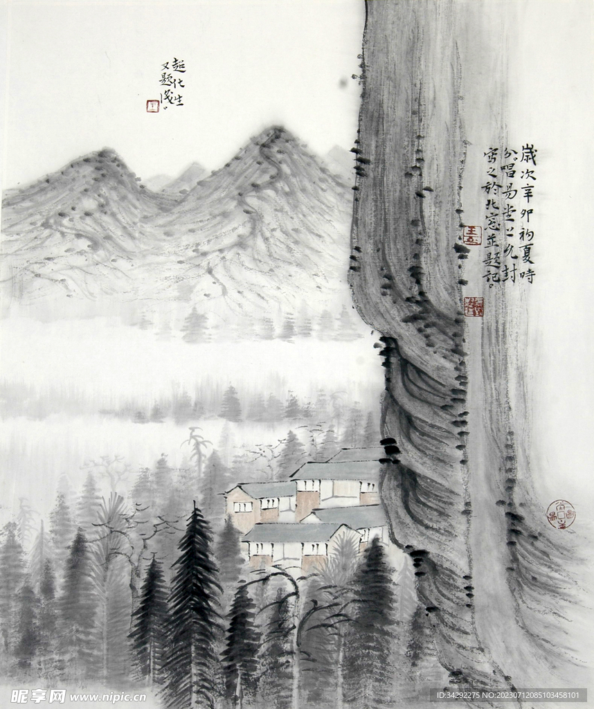 国画水墨画