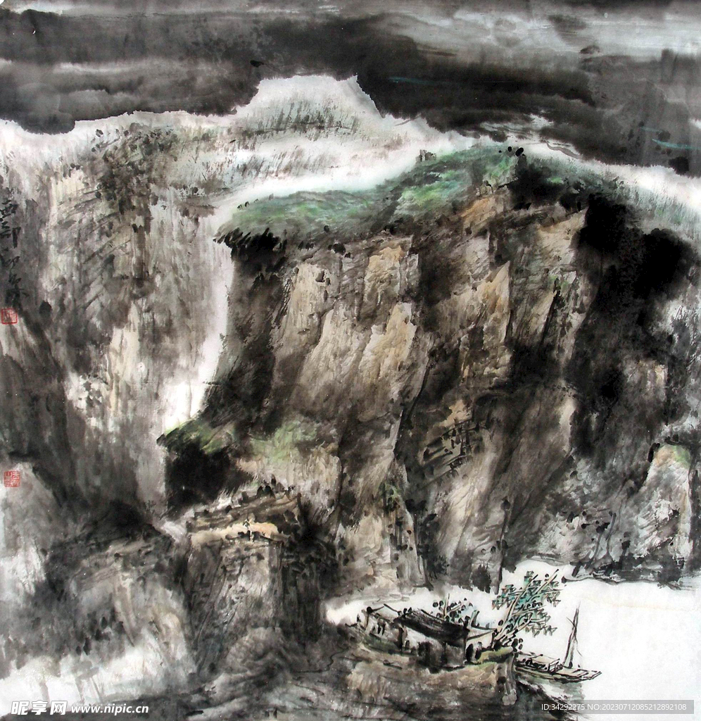 国画水墨画