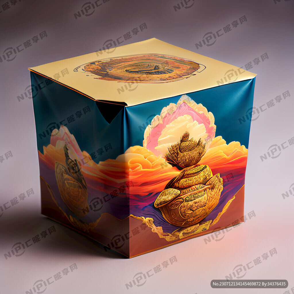 云南普洱茶包装 色彩明快
