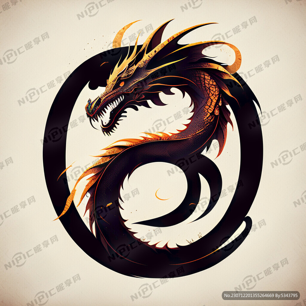 龙的字体设计 字体设计