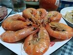 白灼大虾 对虾 