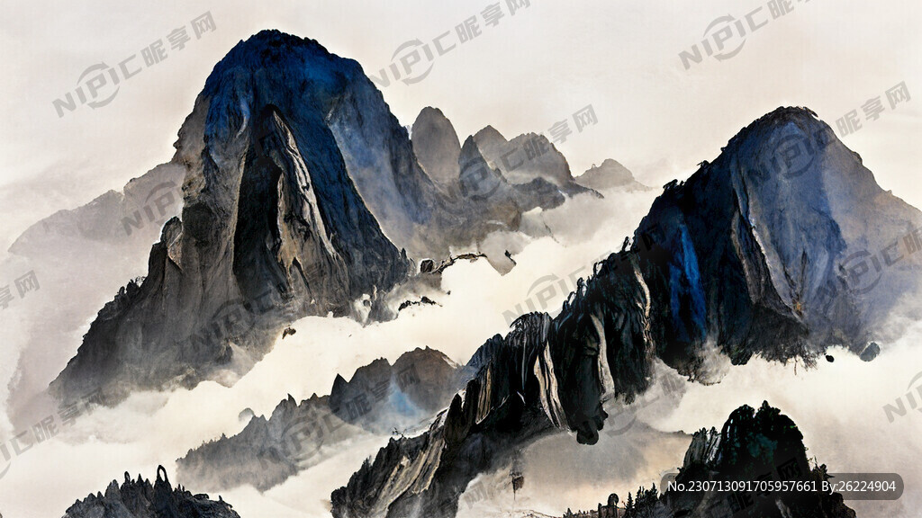 壮丽山河气势磅