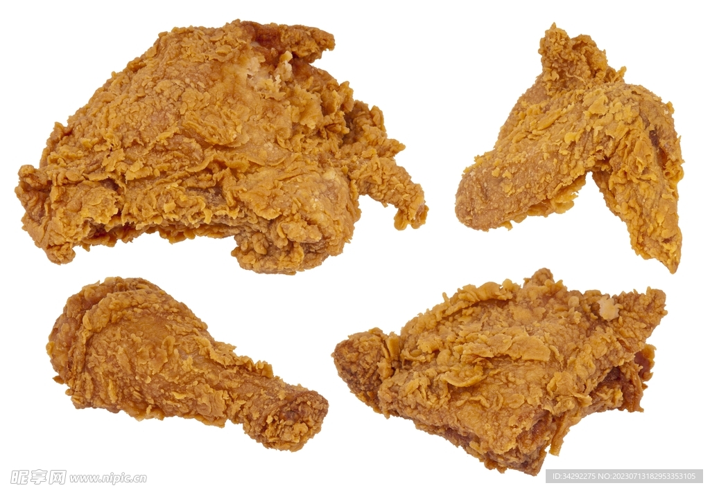炸鸡腿美食